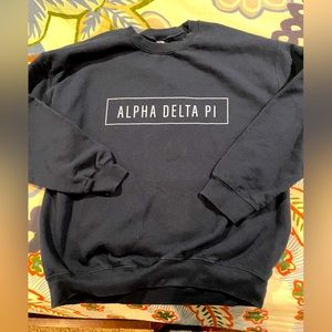 Alpha Delta Pi Navy Sweatshirt Large